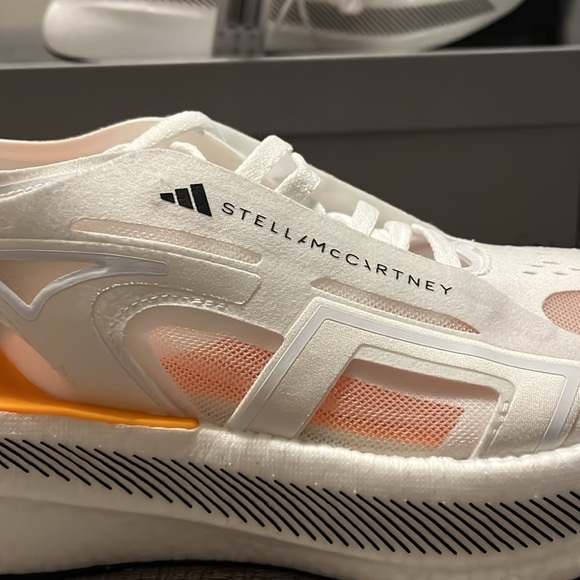 NWT Adidas by Stella McCartney Ultraboost 5 Shoes - White/Orange - IE8770 - Picture 5 of 17